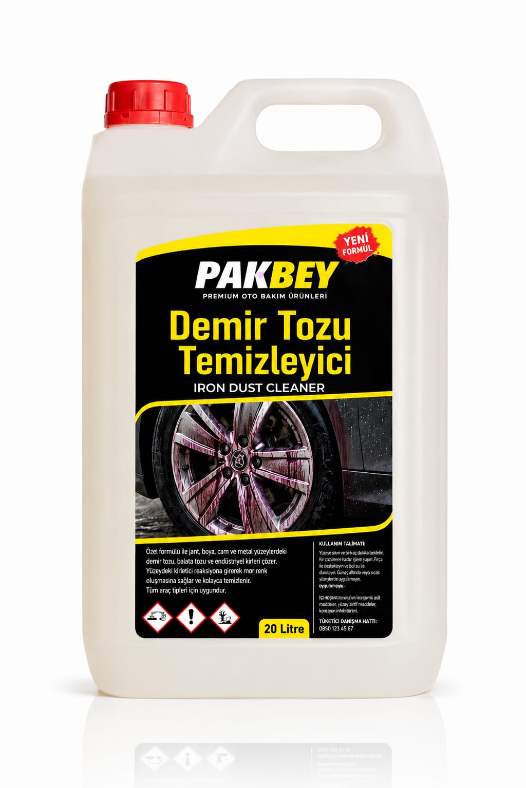 DEMİRTOZU TEMİZLEYİCİ 20 LİTRE