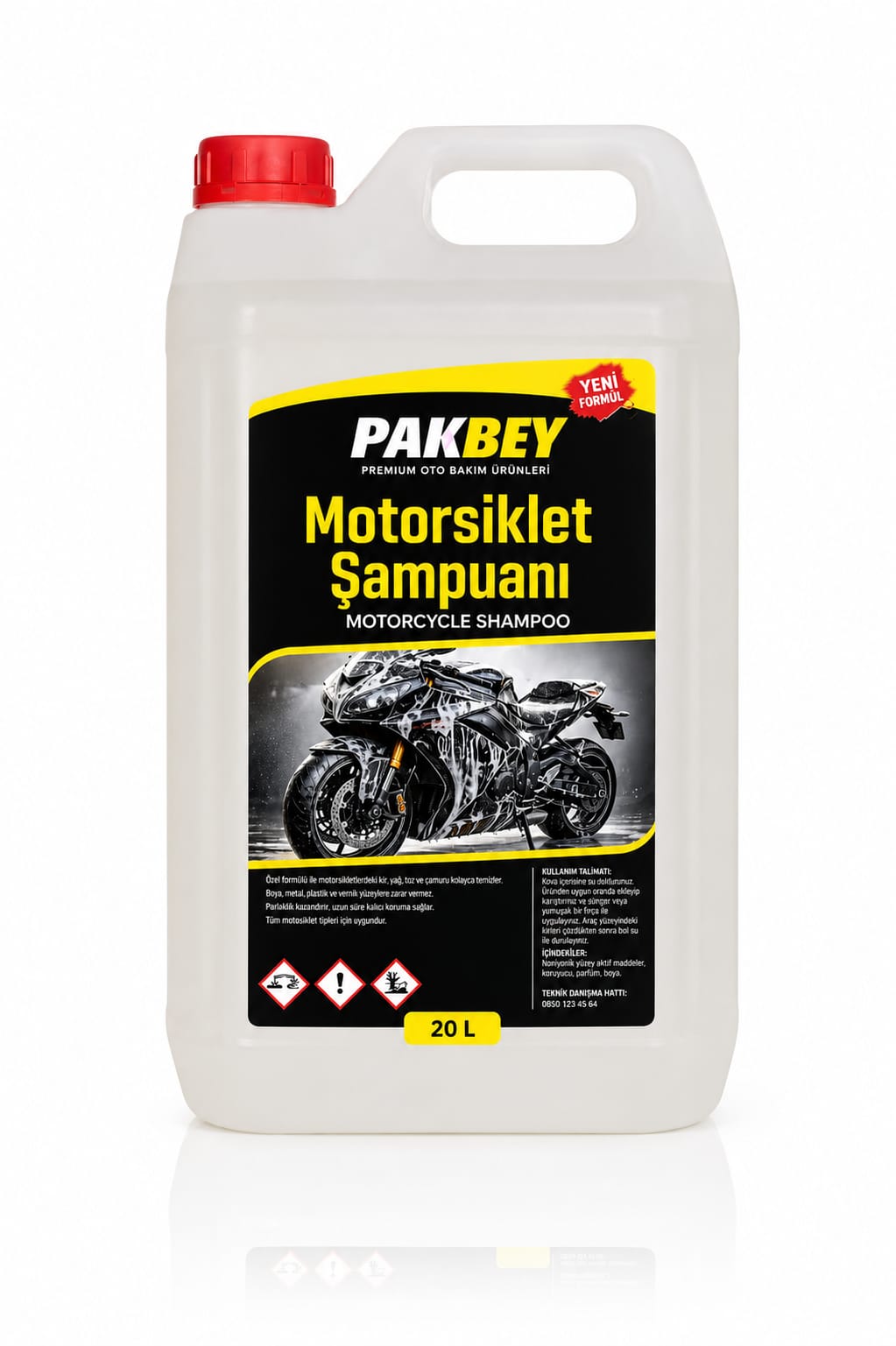MOTOSİKLET ŞAMPUANI 20 LİTRE