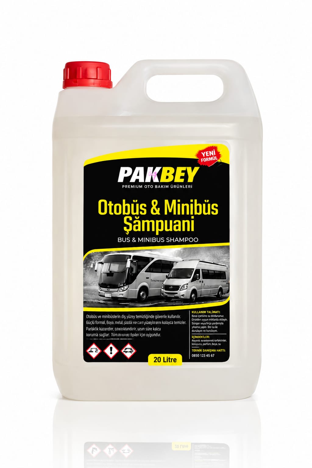 OTOBÜS VE MİNİBÜS ŞAMPUANI 20 LİTRE