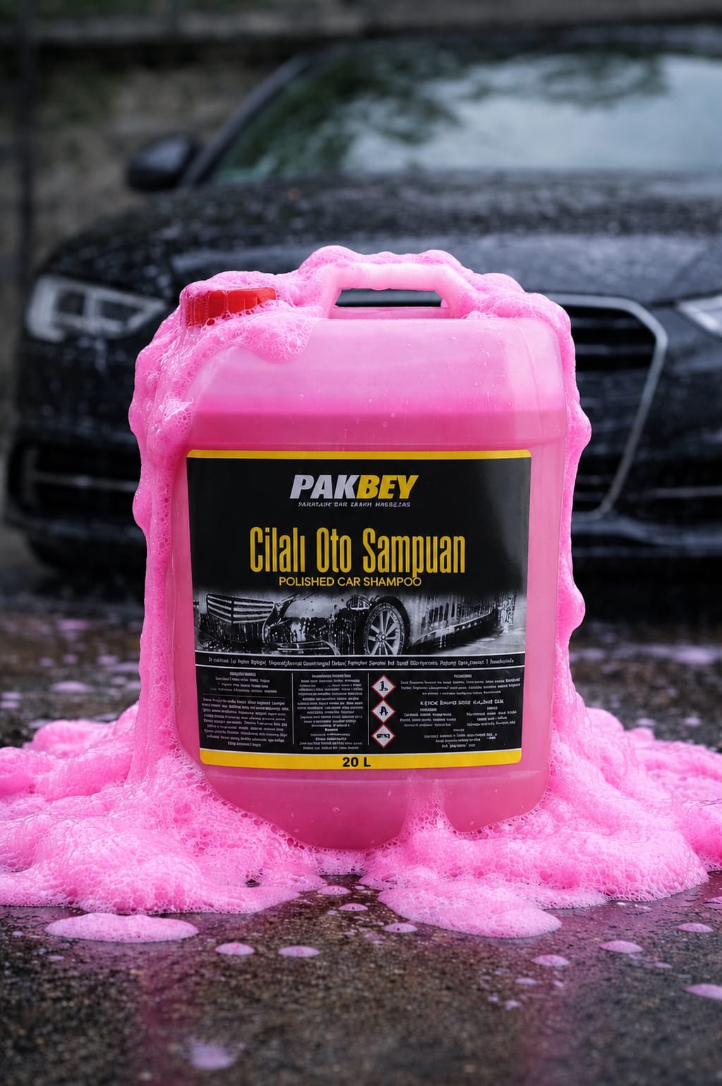 PEMBE KÖPÜK OTO ŞAMPUAN 20 LİTRE