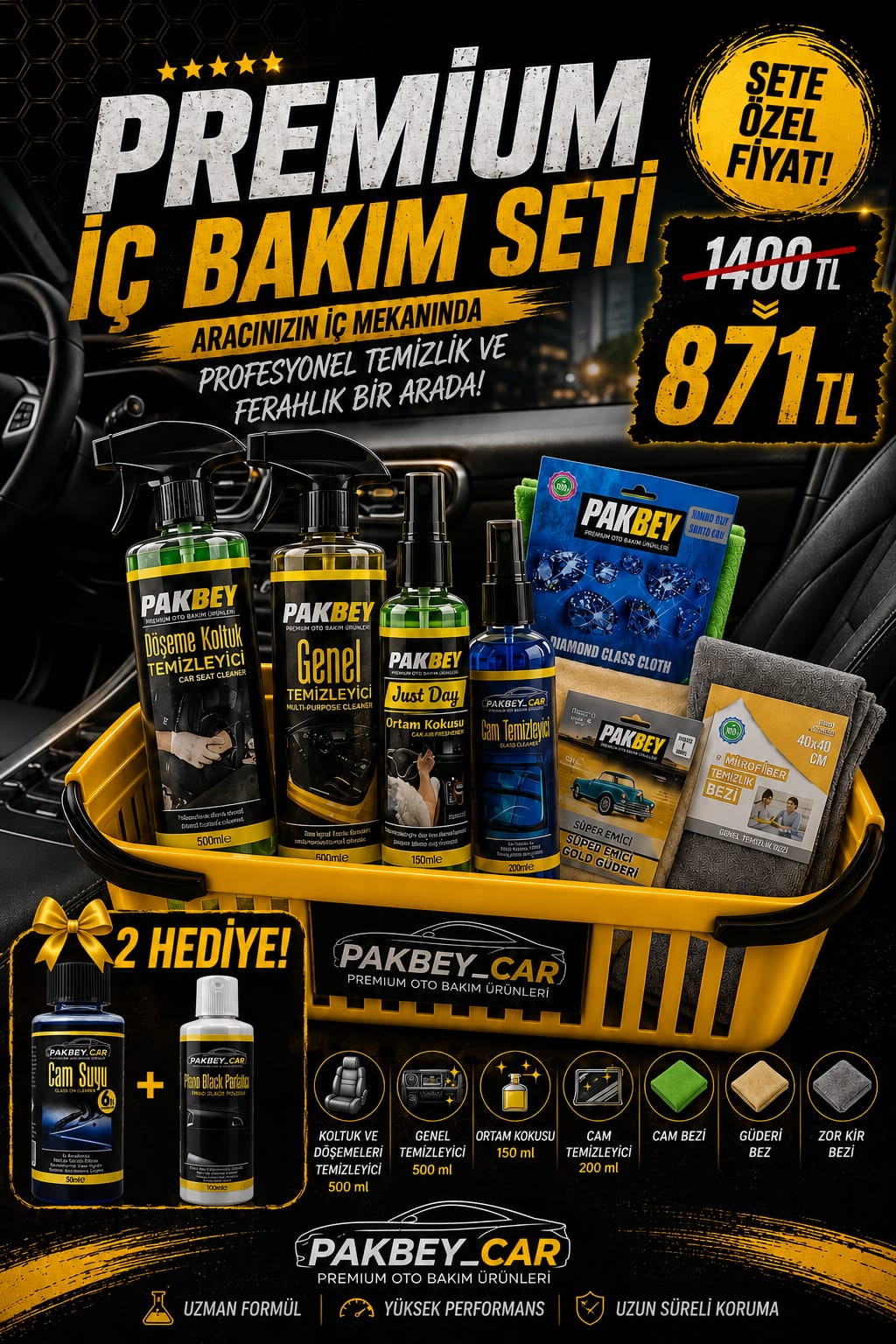 PREMİUM İÇ BAKIM SETİ (HEDİYELİ)