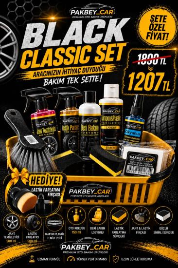 BLACK CLASSİC SET (HEDİYELİ)