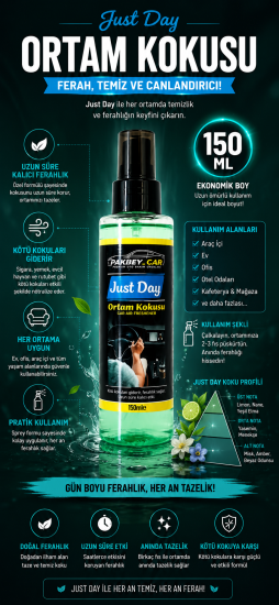 Pakbey Car Ortam Kokusu 150 ml