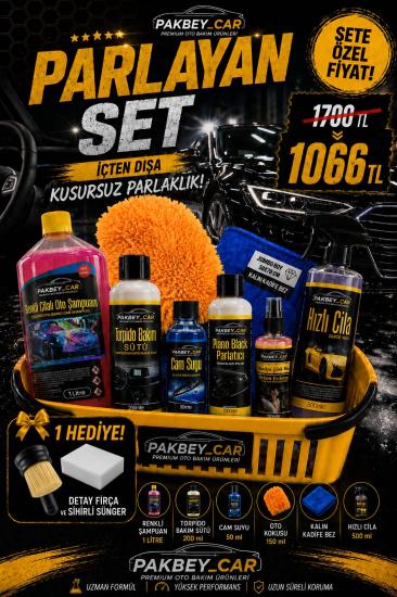 PARLAYAN SET (HEDİYELİ)