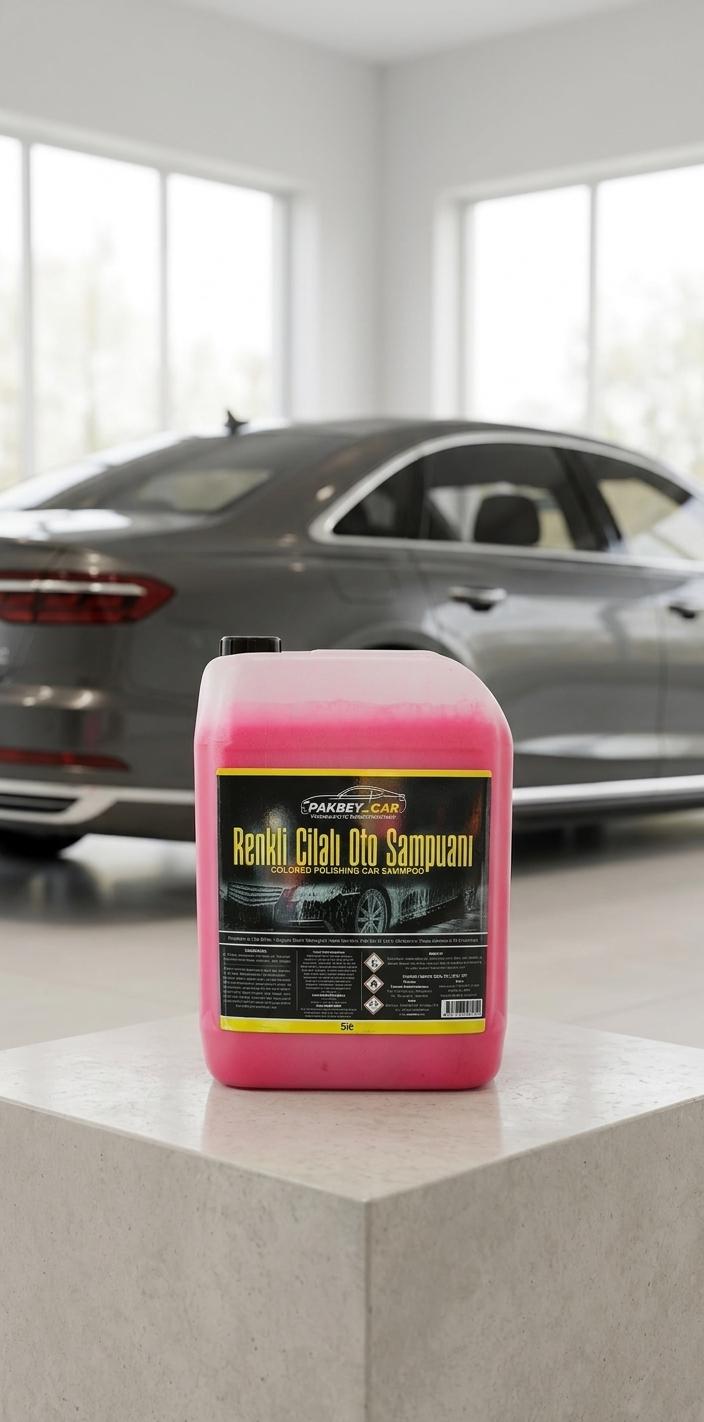 PEMBE KÖPÜK OTO ŞAMPUAN 5 LİTRE